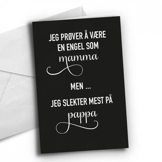 Hovedbilde Kort Engel som mamma