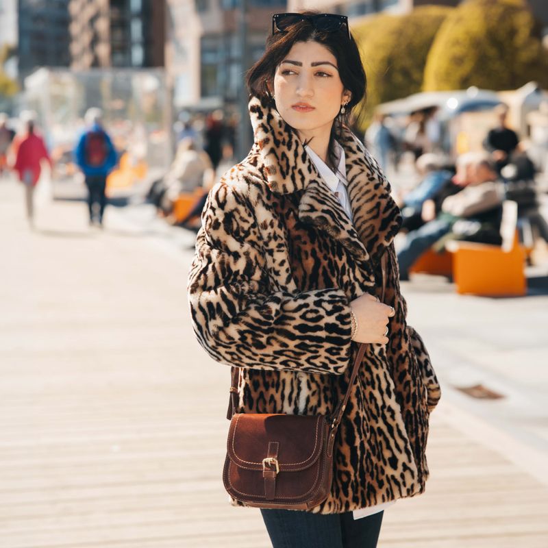 Flap bag small The Monte Brown