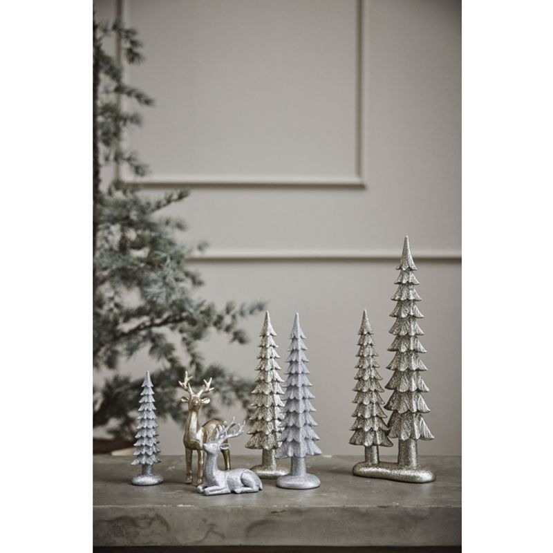 Sisillia decoration deer 14.5cm. L. Gold Stående