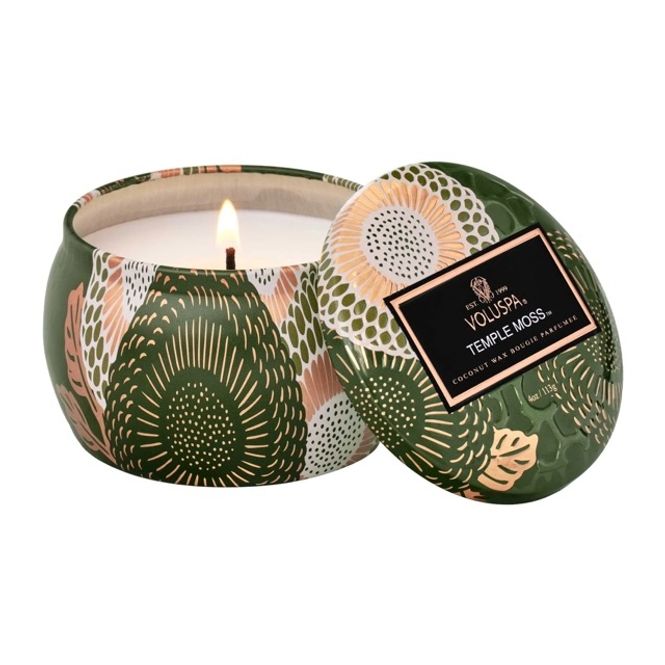 Hovedbilde Voluspa Temple Moss Tin Mini Candle