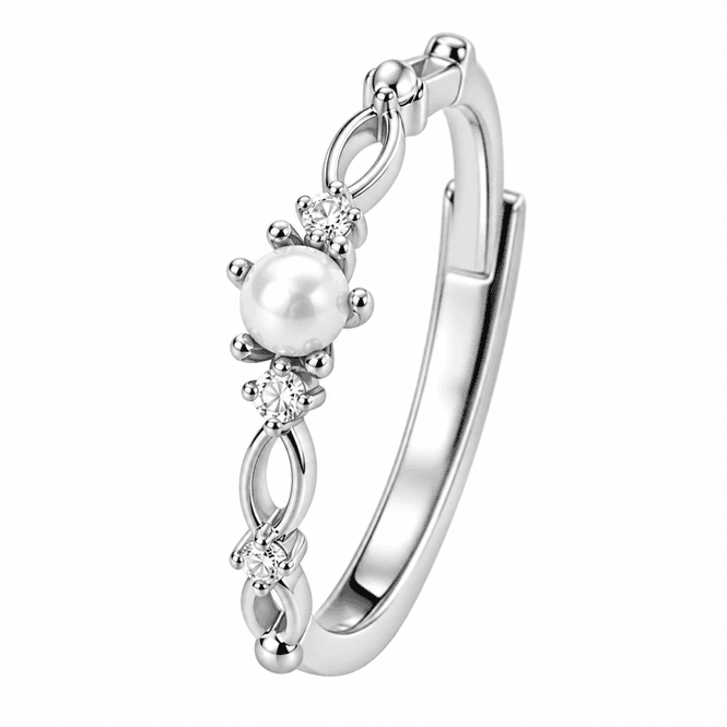 Hovedbilde Kaja Ring Glass pearls 925 Silver