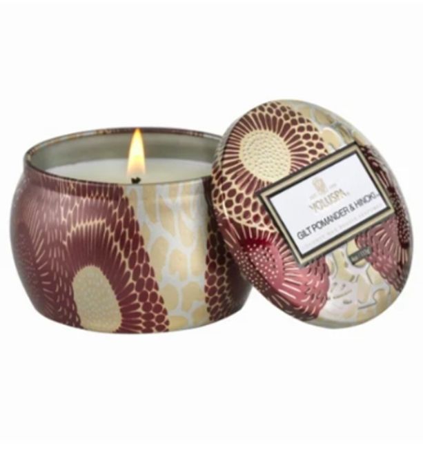 Hovedbilde Voluspa Gilt Pomander & Hinoki Mini Tin