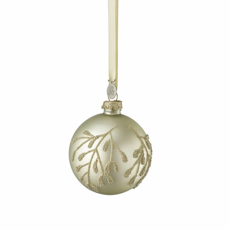 Mistline bauble 8 cm. Off White