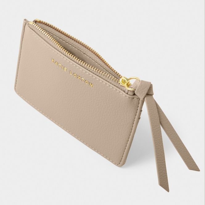 Hovedbilde Hallie Coin & Card Holder Light Taupe