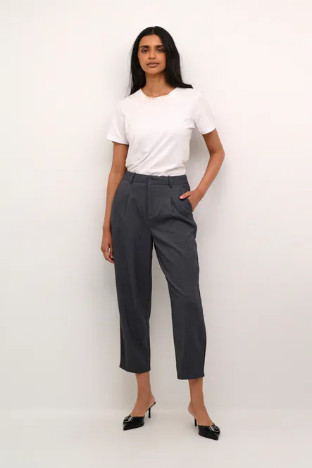 Hovedbilde Merle 7/8 Pants Suiting - Dark Grey Melange