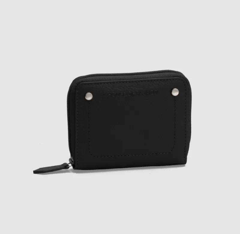Zip Wallet Small Black