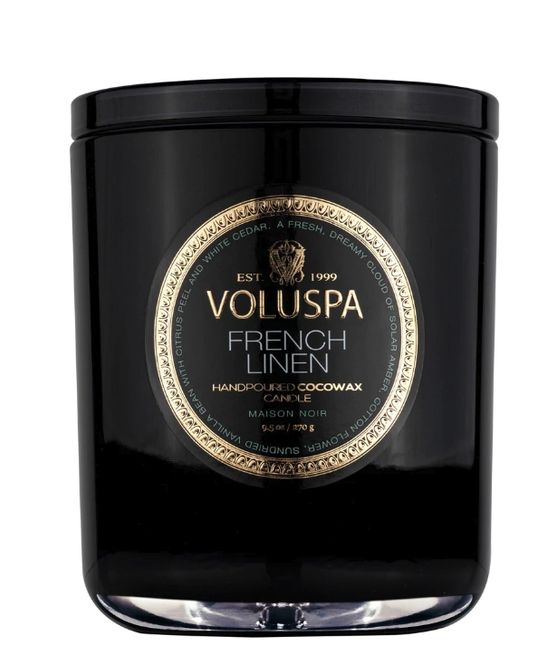Hovedbilde Voluspa Frenc Linen boxed candle 60h 269g