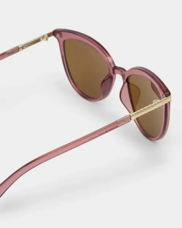 Ravello Round Sunglasses Cherry