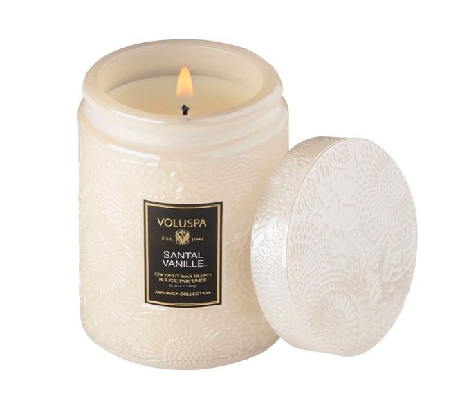 Hovedbilde Voluspa SANTAL VANILLE SMALL JAR CANDLE 50t