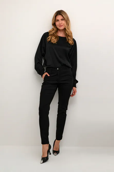 Hovedbilde Lea Rivet Pant Long - Black Deep