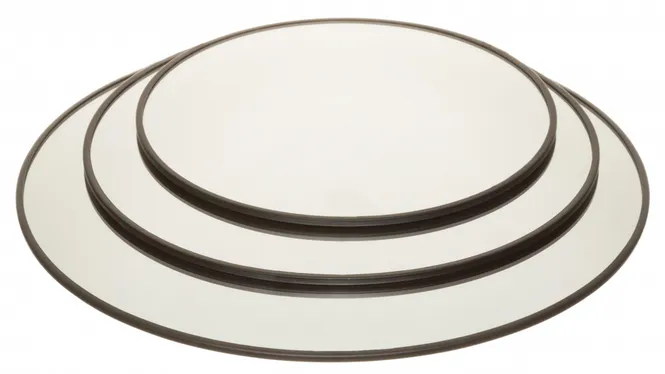 Hovedbilde Lysfat Sort Speil Small 20cm
