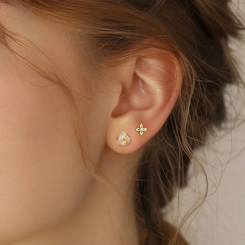 Mari Earrings 18k gold