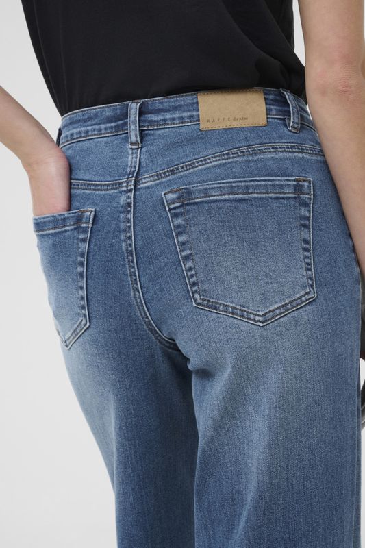 KAbrook HW Reg Fit Jeans Medium Blue Denim