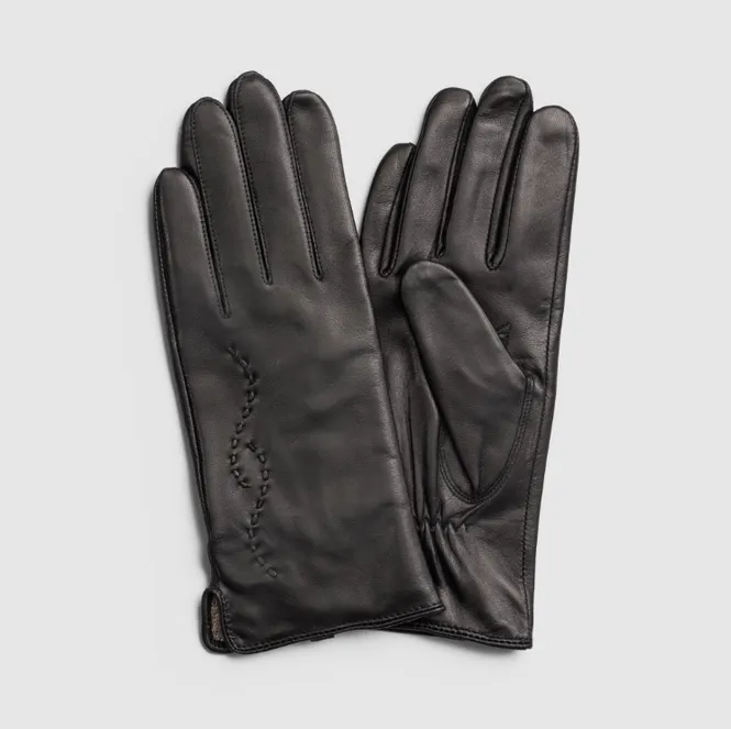 Hovedbilde Ladies glove Threading Decor Lambskin, Wool blend ...