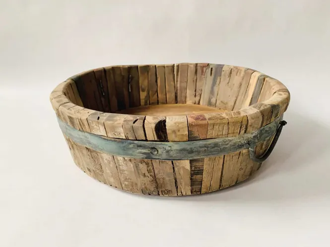 Hovedbilde Vintage Trefat 45x45x15cm