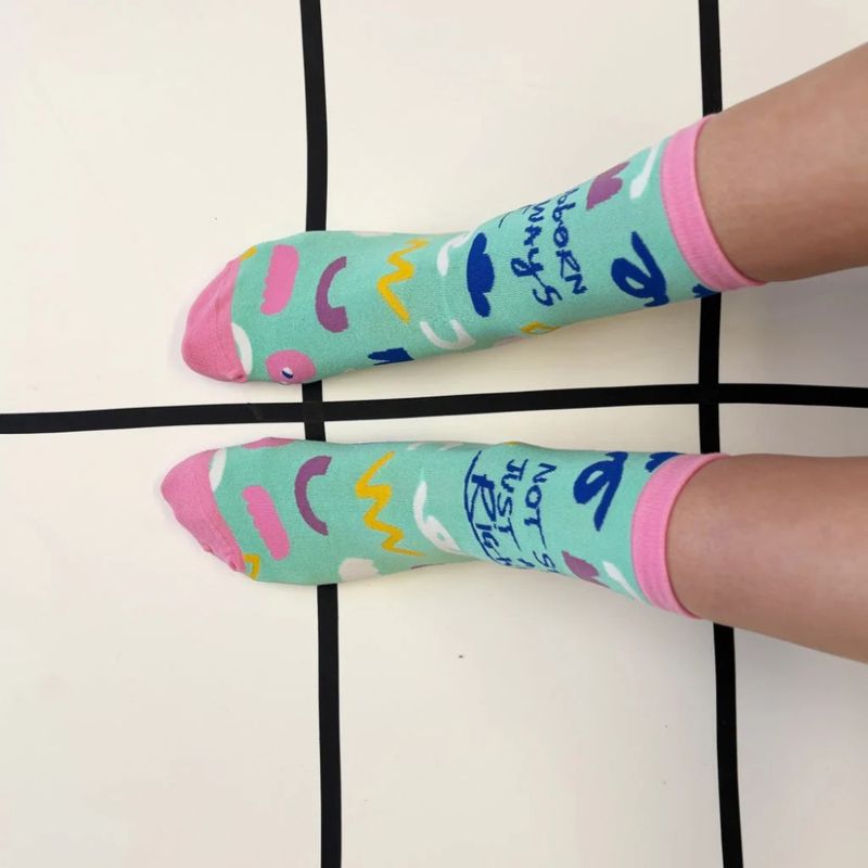 Small Talk 'Not Stubborn' Socks