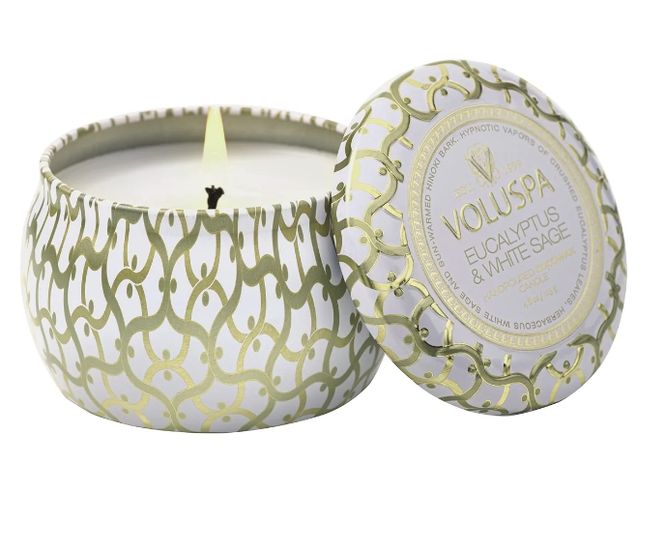 Hovedbilde Voluspa Mini Tin 25t Eucalyptus & White Sage