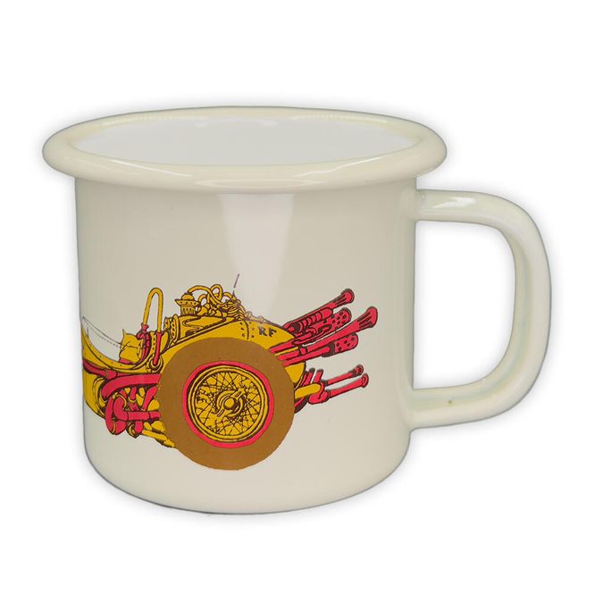 Hovedbilde Flåklypa Emaljekopp - Reodor Felgen 2,5 dl