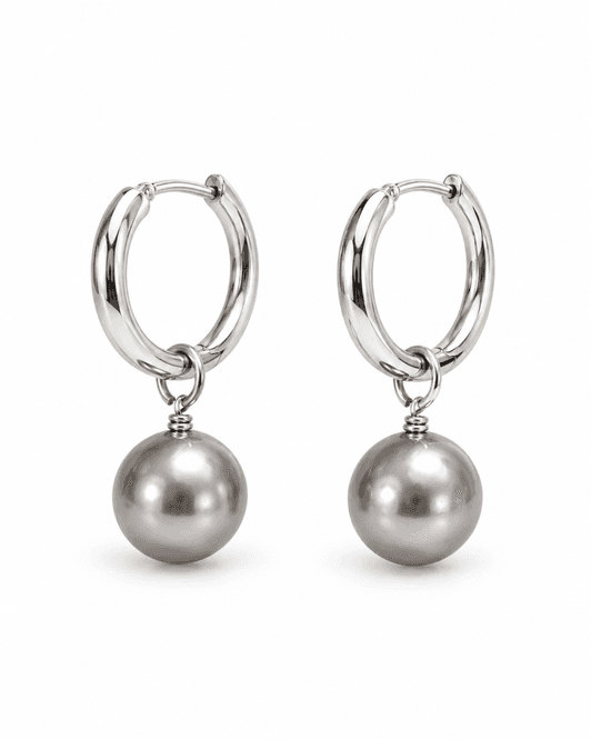 Hovedbilde Stina Glass pearls Earrings 925 Silver