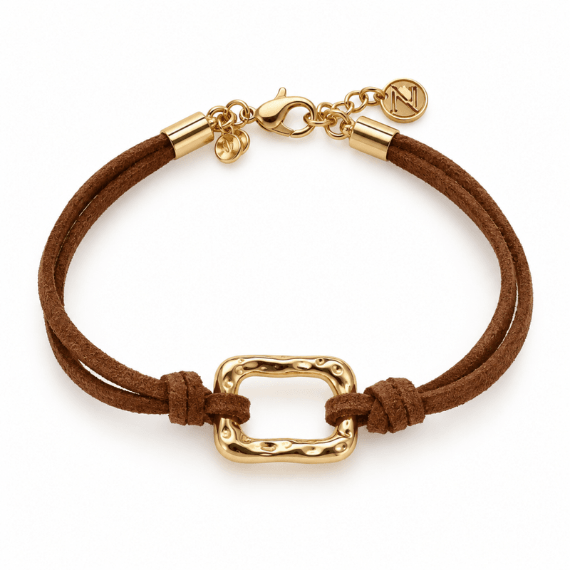 Linnea brace 2 row Brown