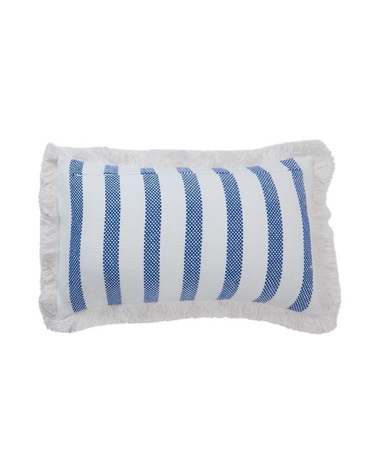 Hovedbilde Striped Organic Cotton Fringe 50x30 Pillow ...