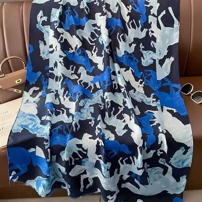 Hovedbilde Cora Viscose Scarf 90x180CM - Blue Mix