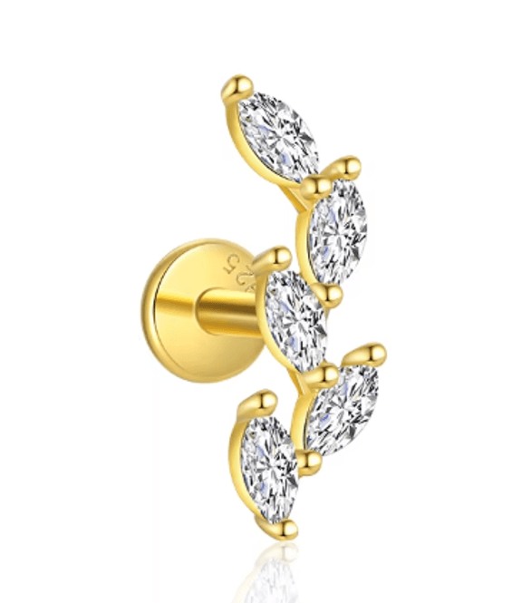 Hovedbilde Dove Piercing Single Gold