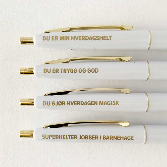Hovedbilde Barnehage - Kulepenner m tekst