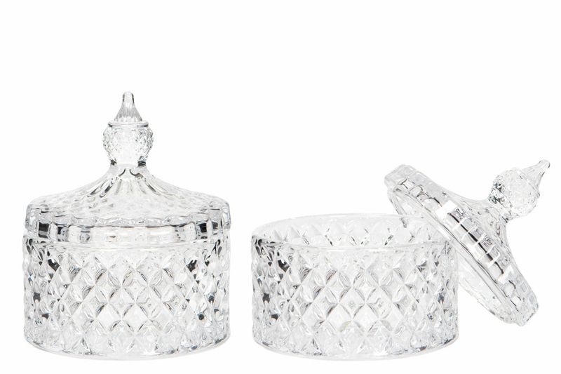 Glasskrukke Rut – klar | Ø 9 cm Assortert