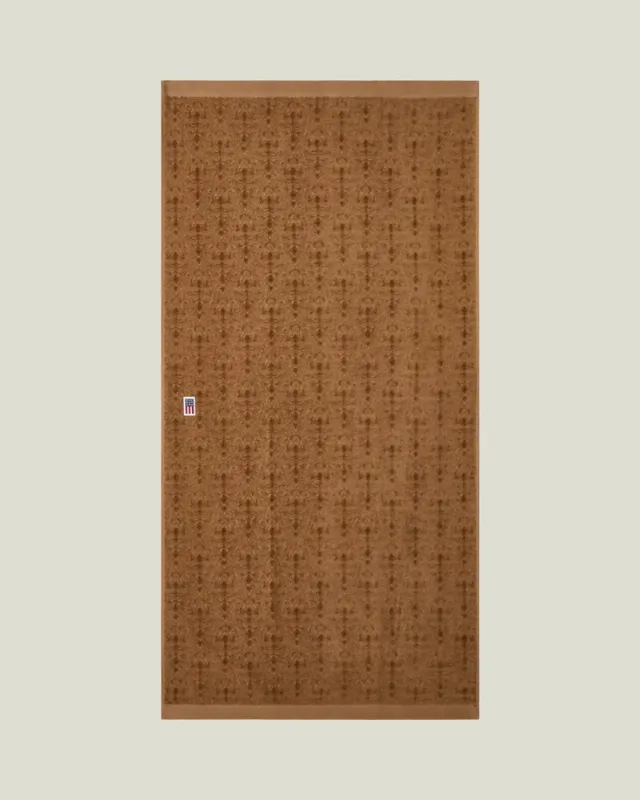 Lexington Velour Jacquard Ornament 70x130 Fudge