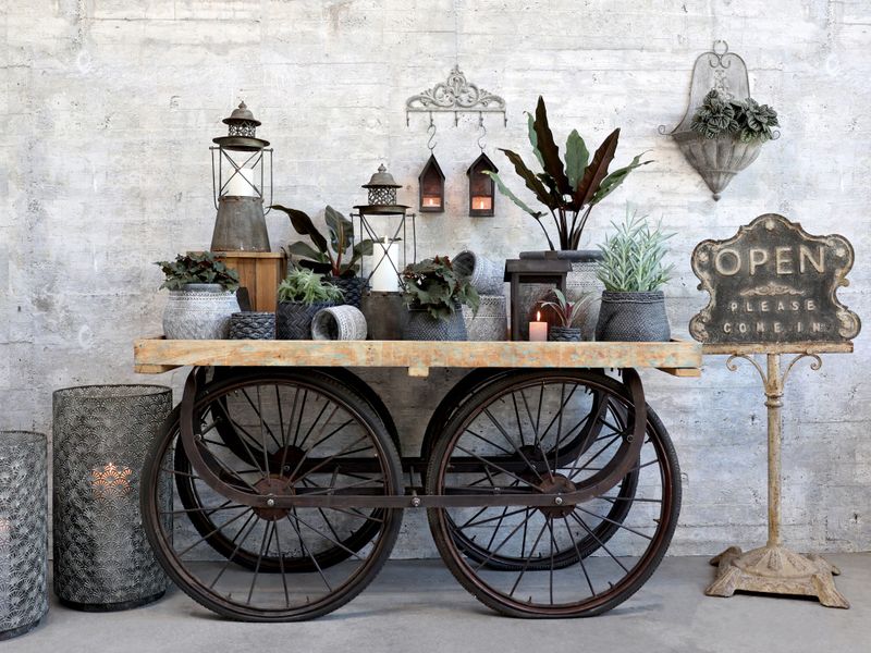 Corte Potteskjuler m. flettemønster 18x21cm