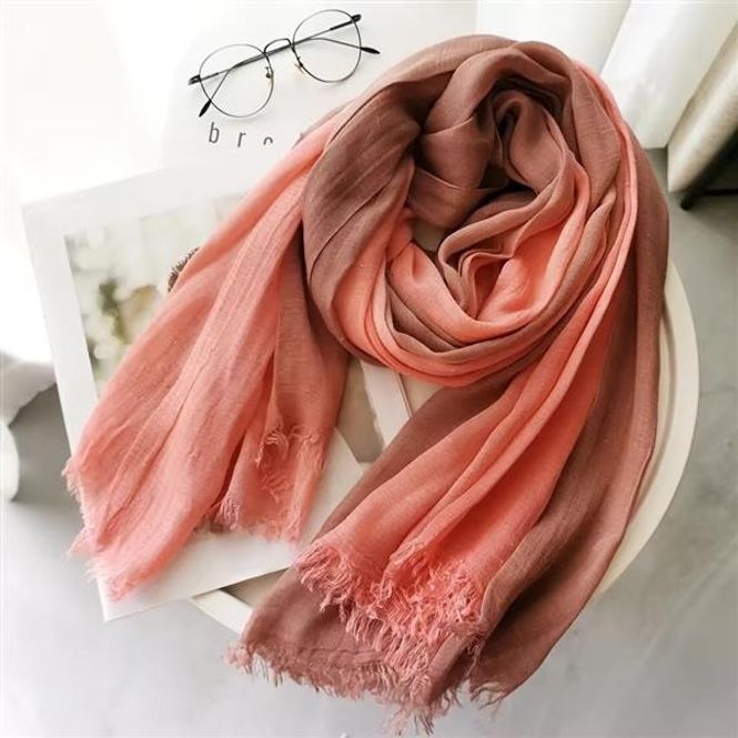Hovedbilde Silla Faded Viscose Scarf 190x90 - Rose/Brown