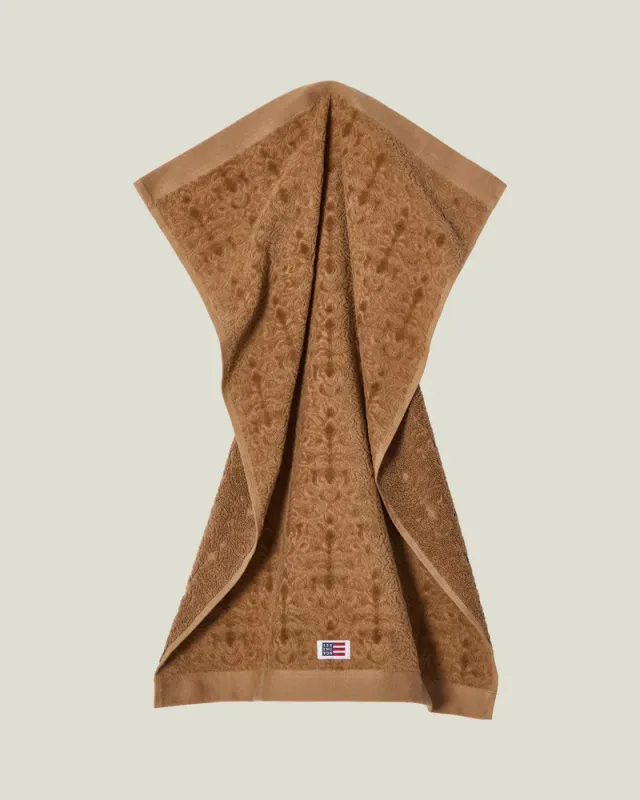 Lexington Velour Jacquard Ornament 70x130 Fudge
