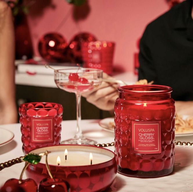 Hovedbilde Voluspa 3-Wick Tin 40t Cherry Gloss