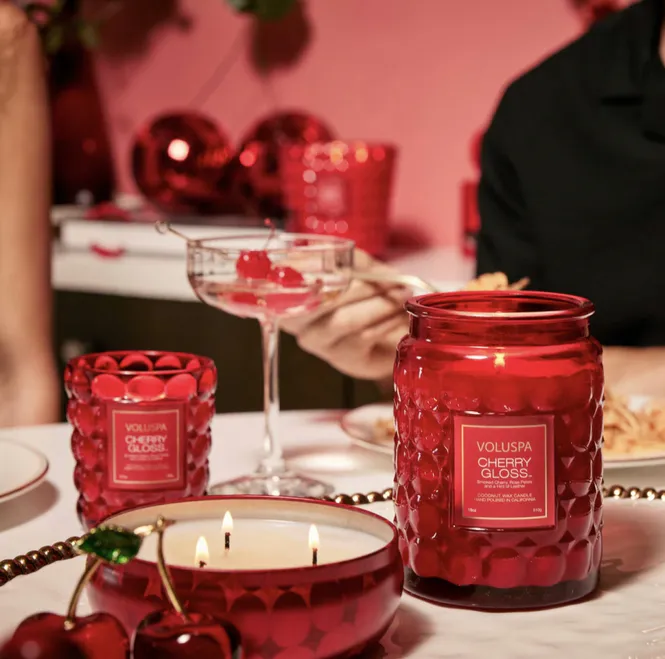 Hovedbilde Voluspa 3-Wick Tin 40t Cherry Gloss
