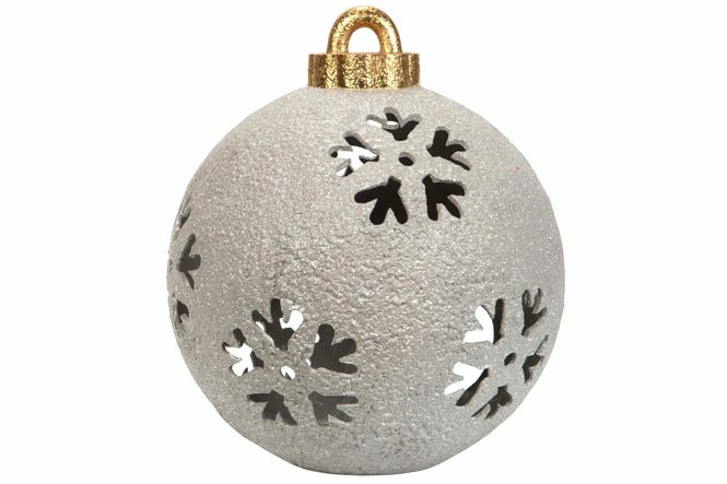 Hovedbilde Telysholder lanterne med julekule 29cm