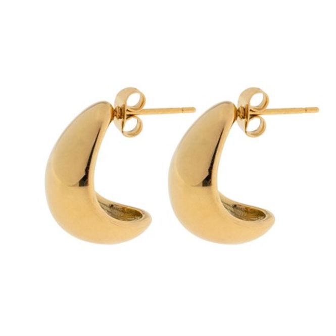 Hovedbilde Beaux - Classic Chunky Stud Earrings Gold