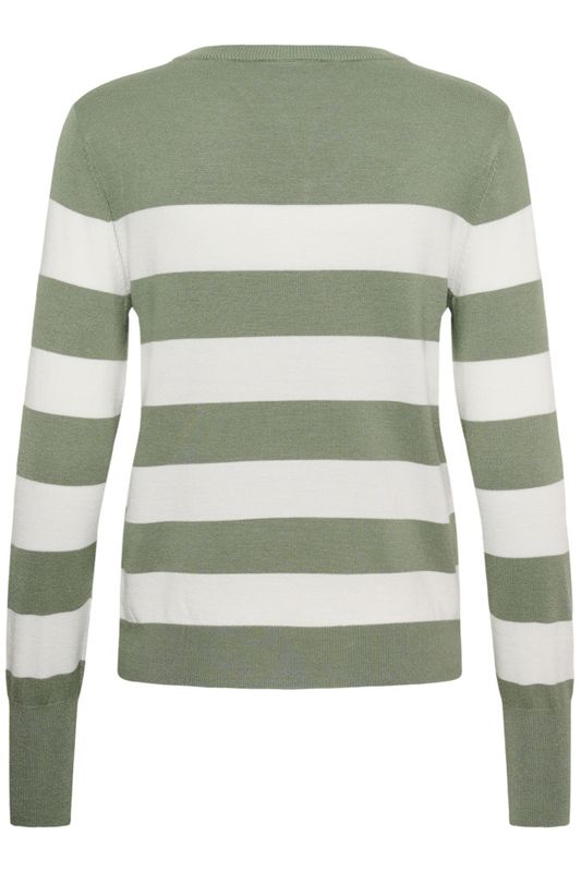 KAlizza Striped Knit Pullover