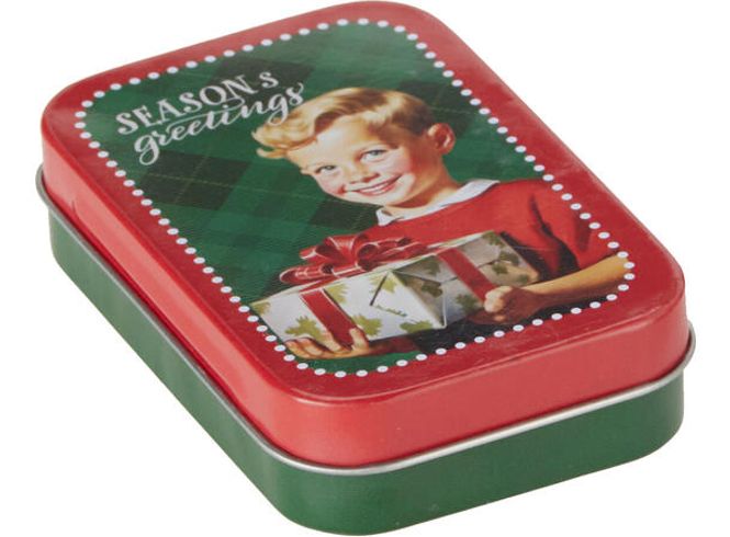Hovedbilde Metallboks Julemotiv 10x6x2cm