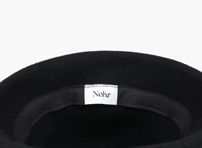 Hovedbilde NOHR Synne Wool Bucket Hat Sort