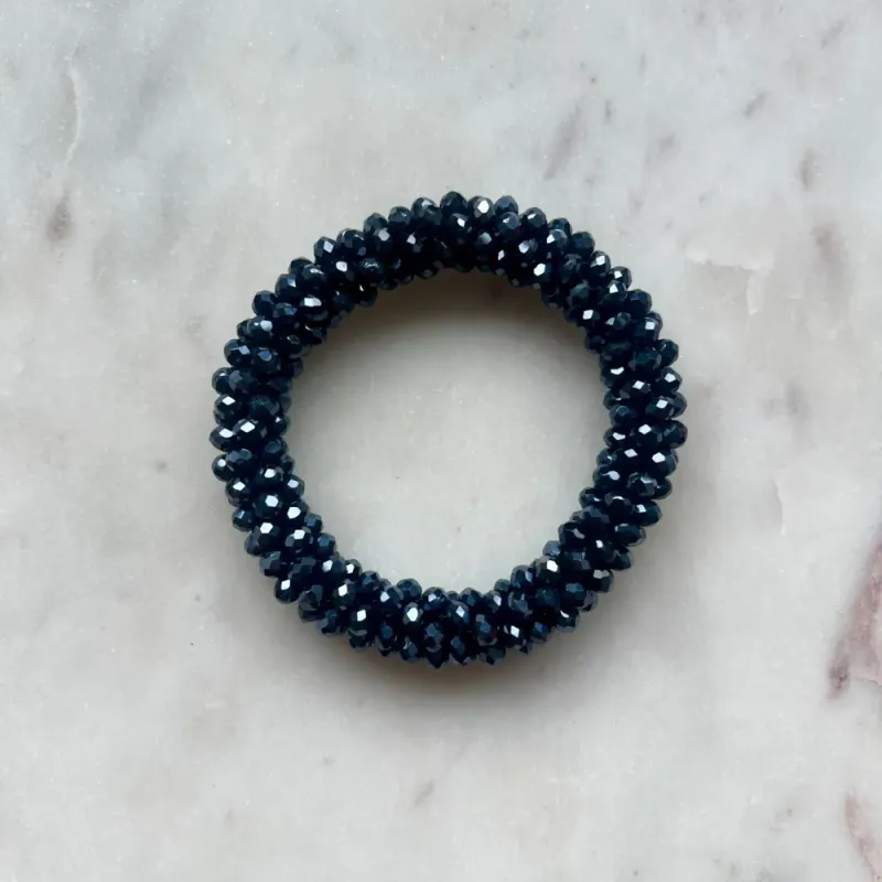 Glitter Hårstrikk/Armbånd