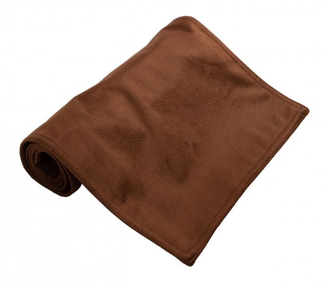 Hovedbilde Løper Velour Skinnlook 30x100cm Sjokolade