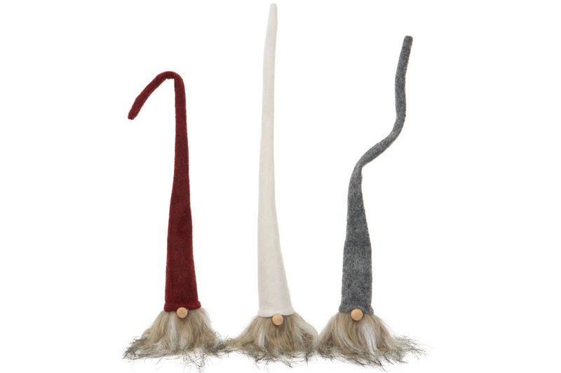 Nisse med ståltrådslue 30cm
