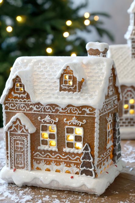 Hovedbilde Noël Pepperkakehus m. LED