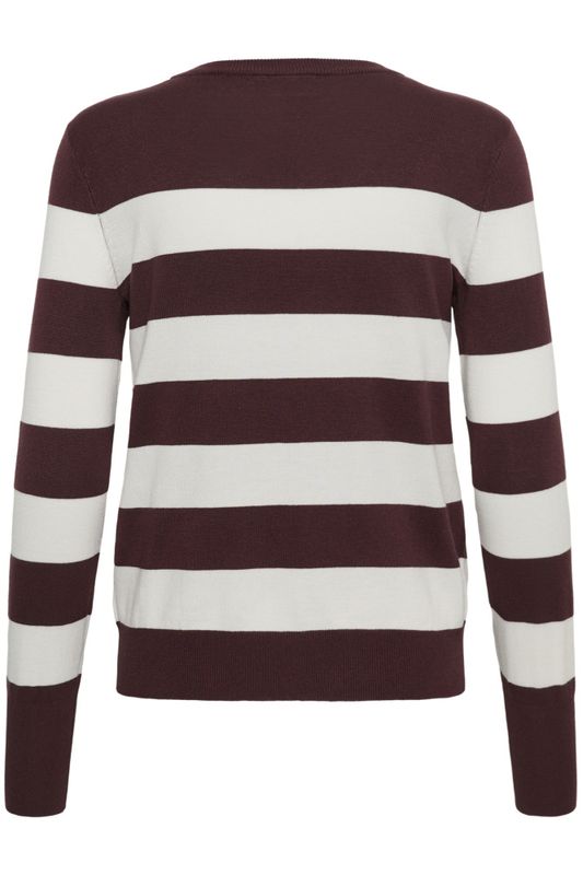 KAlizza Striped Knit Pullover