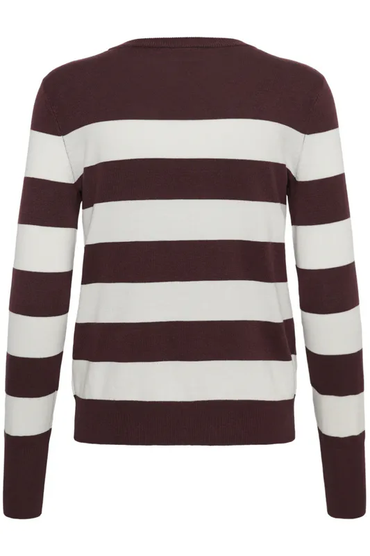 KAlizza Striped Knit Pullover