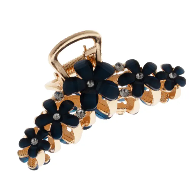 Hovedbilde Hairclip23 Flower Black