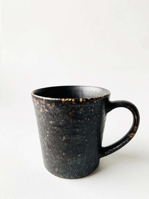 Kaffekrus h 8,2 cm brunt