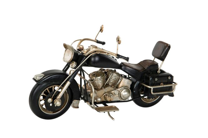 Hovedbilde Motorsykkel Sort 28x14cm