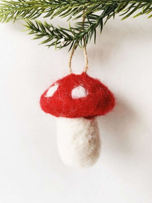 Hovedbilde Heng sopp 6,5 cm rød
